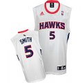 Atlanta Hawks 5# Smith white nba jersey