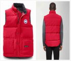 Men Canada Christmas Gift Winter Outdoor Warm Goose Down Vest Jacket cotton vests -red