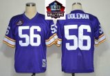 2012 Hall of Fame Minnesota Vikings 56# Chris Doleman Purple NFL Jerseys