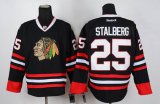 Reebok Chicago Blackhawks STALBERG 25# black nhl Jersey