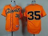 San Francisco Giants 35 Travis Ishikawa Orange Cool Base MLB Jersey