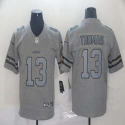 Nike New Orleans Saints #13 Micheal Thomas Heather gray Color Rush Limited Jersey-BD