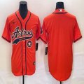 Nike Houston Astros blank orange majestic baseball jerseys Joint name -BD 08