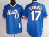 New York Mets 17# hernandez Blue MLB Jersey