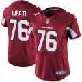 Women Cardinals #76 Mike Iupati red nike Color Rush Limited Jersey