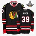 Chicago Blackhawks #39 HUET Black NHL Jerseys