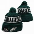 2024 Philadelphia Eagles green NFL Sports Cuffed Knit Hats 03