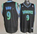 Adidas Minnesota Timberwolves #9 Ricky Rubio Black NBA Revolution 30 Jerseys