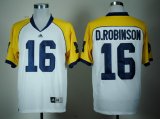 NCAA Adidas Michigan Wolverines Denard Robinson 16 White Jersey Cowboys Classic