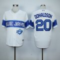 Exclusive Toronto Blue Jays #20 Josh Donaldson White 2015 Cool Base MLB Jersers - Ã¥â€°Â¯Ã¦Å“Â¬