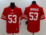 San Francisco 49ers #53 NaVorro Bowman red nike Color Rush Limited Jersey