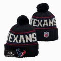 2024 Houston Texans black blue white NFL Sports Cuffed Knit Hats