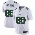 Customized Nike Green Bay Packers white Color Rush Limited Jersey Shadow edition