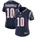 Women Patriots #10 Garoppolo Nike blue Color Rush Limited Jersey