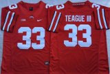 Nike Ohio State Buckeyes #33 Teague III Red College Football Jersey