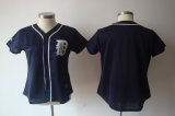 Detroit Tigers 35 Verlander blank blue MLB Women Jerseys