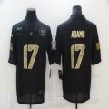 Nike Green Bay Packers #17 Davante Adams black camo Salute To Service Limited Jersey-BD