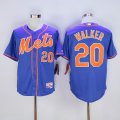 New York Mets #20 Neil Walker blue mlb baseball jersey(1)