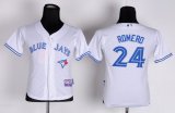 Toronto Blue Jays #24 Ricky Romero Kid Jerseys White MLB