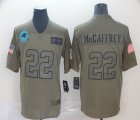 Carolina Panthers #22 Christian McCaffrey Nike Camo 2019 Salute to Service Limited Jersey