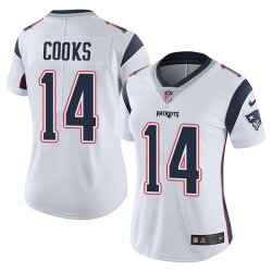 Women Patriots #14 Brandin Cooks white Color Rush Limited Jersey