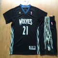 Minnesota Timberwolves 21 Kevin Garnett black nba suits