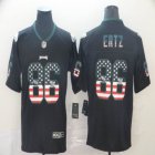 Nike Philadelphia Eagles #86 Zach Ertz USA flag black Color Rush Limited Jerseys