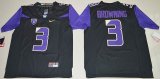 2016 Washington Huskies Jake Browning 3 College Football Limited Jersey - Black