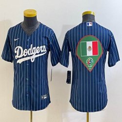 Youth 2020 World Series Los Angeles Dodgers blue majestic baseball Jerseys-BD 003