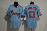 St Louis Cardinals Matthew Carpenter #13 blue mlb baseball jersey