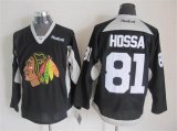 2015 Reebok Chicago Blackhawks Marian Hossa #81 black Ice Hockey jersey