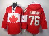 2014 NHL Canada team SUBBAN 76 red NHL Hooded Sweatshirt