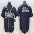 Nike Denver Broncos black baseball jerseys Joint name-BD 01