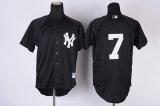 New New York Yankees #7 Black MLB 2012 Jerseys