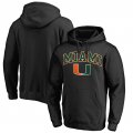 Fanatics Branded Miami Hurricanes Black Campus Pullover Hoodie