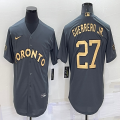 2022 MLB All-Star Nike Toronto Blue Jays #27 Guerredo Jr. gray majestic baseball jerseys-BD