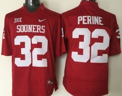 2015 Oklahoma Sooners #32 Samaje Perine Red College Football Jersey