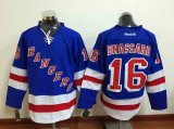 New York Rangers #16 Derick Brassard blue ice hockey jersey