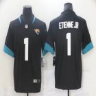 Jacksonville Jaguars #1 Etienne Jr black nike Color Rush Limited Jersey-BD