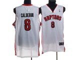 Toronto Raptors #8 Jose Calderon White NBA Jersey