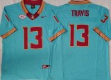 Florida State Seminoles #13 Jordan Travis blue college football Jersey 03