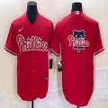 Nike Philadelphia Phillies blank red majestic baseball jersey big logo