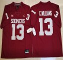 Oklahoma Sooners #13 Caleb Williams Red College Football Jersey