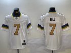 New Orleans Saints #7 Taysom Hill white fashion Nike Vapor F.U.S.E. Limited Jersey 01