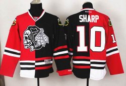 Reebok Chicago Blackhawks Patrick Sharp 10 black red nhl Jersey