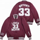 Lower Merion #33 Kobe Bryant red Stitched Jackets-SG