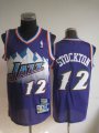 Utah Jazz John Stockton #12 Purple new NBA Jerseys