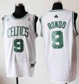 Boston Celtics #9 Rajon Rondo White NBA Revolution 30 Jerseys