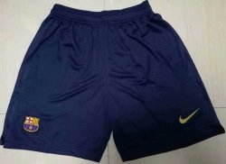 2019-2020 Barcelona club Thailand version blue soccer shorts