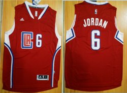 Los Angeles Clippers #6 Deandre Jordan red New NBA Jerseys